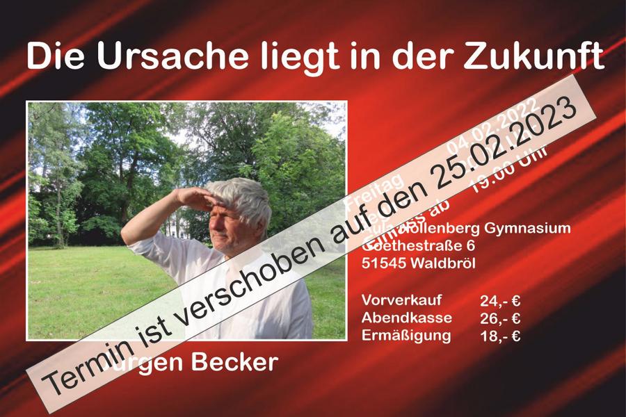 Waldbröl lacht – Aktion mit Jürgen Becker ist verschoben