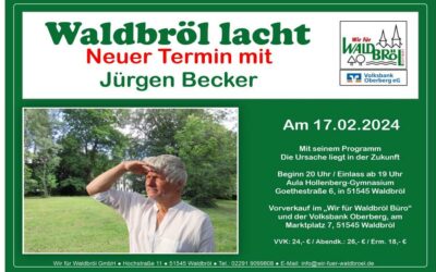 Neuer Termin mit Jürgen Becker am 17.02.2024